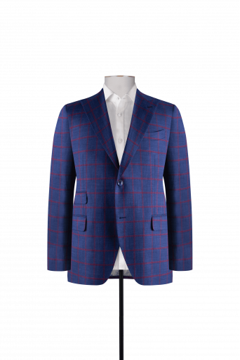 Dark Blue Purple Check - Bold & Stylish Outerwear