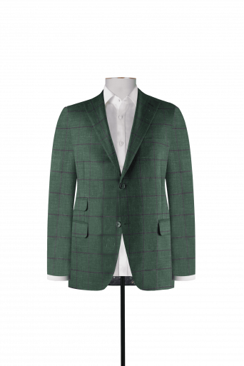 Green Purple Check - Unique & Versatile Sports Coat