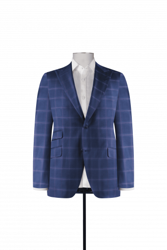 Light Blue Purple Check - Stylish & Sophisticated