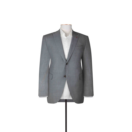 Baby Blue Pinstripe Herringbone - Classic & Stylish