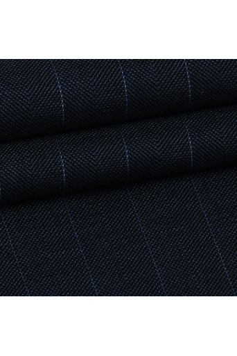 Dark Blue Pinstripe - Classic Tailored Fit