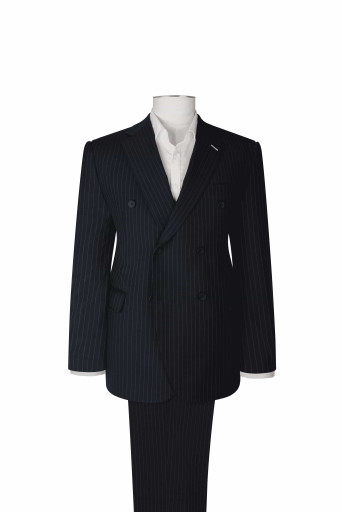 Banker Blue Pinstripe