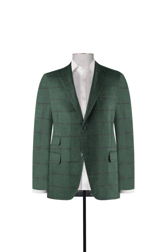 Green Purple Check - Unique & Versatile Sports Coat