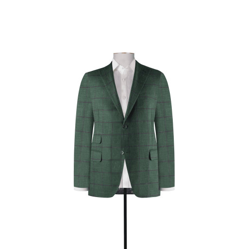 Green Purple Check - Unique & Versatile Sports Coat