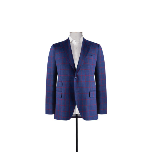 Dark Blue Purple Check - Bold & Stylish Outerwear