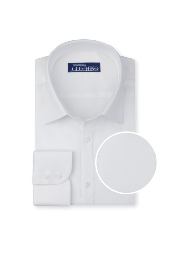 White Diamond Jacquard - Elegant & Tailored Office Wear