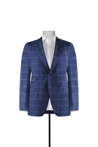 Light Blue Purple Check - Stylish & Sophisticated