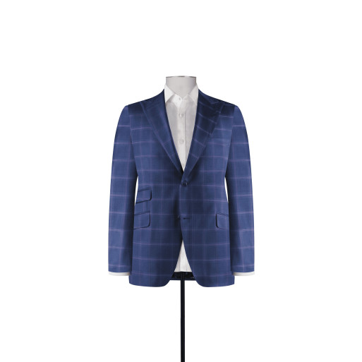 Light Blue Purple Check - Stylish & Sophisticated