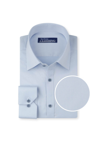 Classic Light Blue Herringbone - Timeless Professional Style