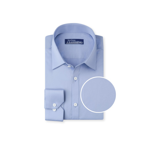 Sky Blue Twill-Professional Business Attire
