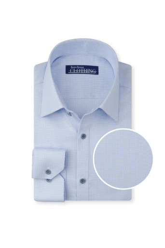 Blue Birdseye - Elegant Business Attire for Professionals