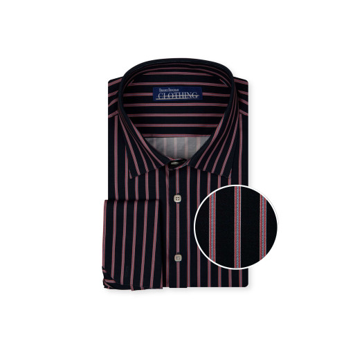 Navy Red Stretch