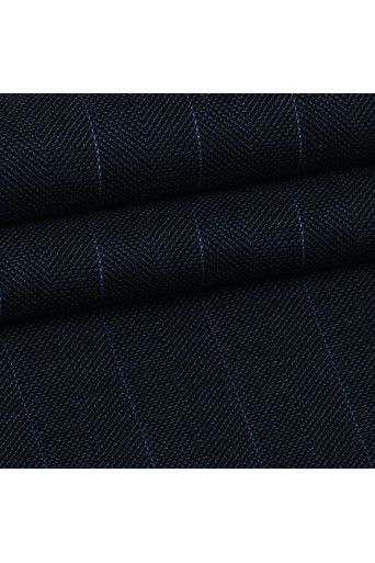 Dark Blue Pinstripe