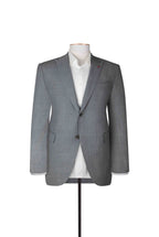 Baby Blue Pinstripe Herringbone