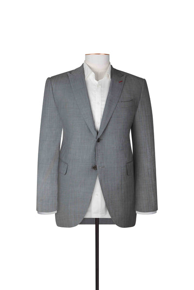 Baby Blue Pinstripe Herringbone