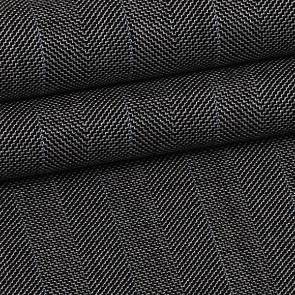 Baby Blue Pinstripe Herringbone