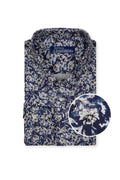 Blue Floral Stretch