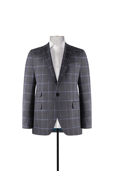 Blue Gray Check