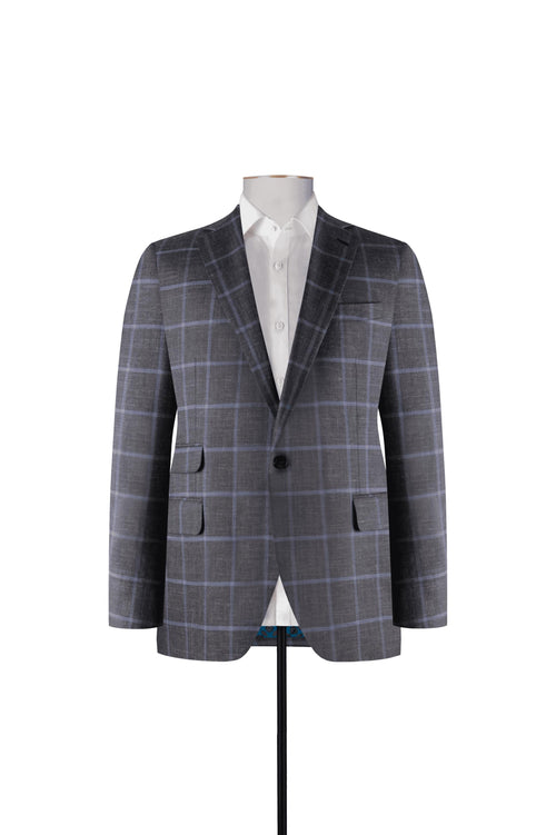 Blue Gray Check