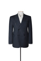 Dark Blue Pinstripe