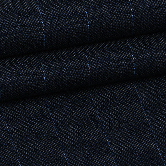 Dark Blue Pinstripe