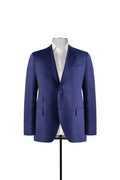 Dark Blue Purple Check