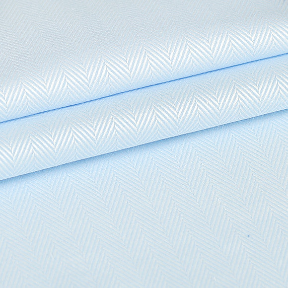 Gentle Blue Herringbone